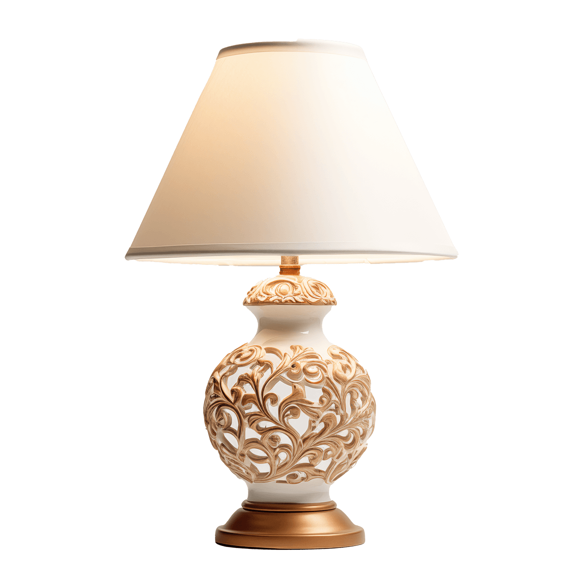 Modern Tapered Fabric Light