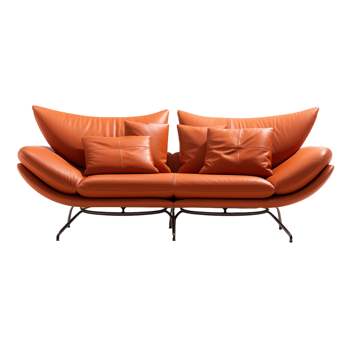 Armless Twin Size Floor Sofa - Image 3